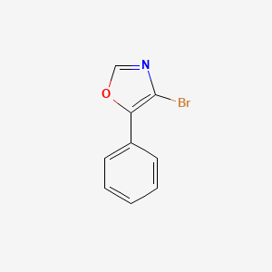 molecular formula C9H6BrNO B592006 4-Bromo-5-phenyloxazole CAS No. 740806-67-1