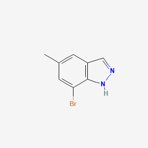 B592039 7-Bromo-5-methyl-1H-indazole CAS No. 885272-97-9