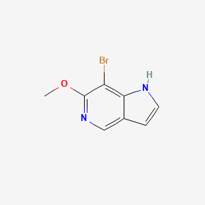 B592041 7-Bromo-6-methoxy-1H-pyrrolo[3,2-c]pyridine CAS No. 1190314-42-1