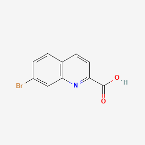 molecular formula C10H6BrNO2 B592057 7-Bromoquinoline-2-carboxylic acid CAS No. 1057217-63-6