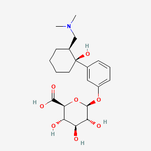 molecular formula C21H31NO8 B592068 O-Desmethyl Tramadol b-D-Glucuronide(Mixture of Diastereomers) CAS No. 138853-75-5