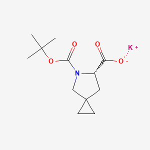 potassium (S)-5-(tert-butoxycarbonyl)-5-azaspiro[2.4]heptane-6-carboxylate