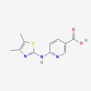 6-((4,5-Dimethylthiazol-2-yl)amino)nicotinic acid
