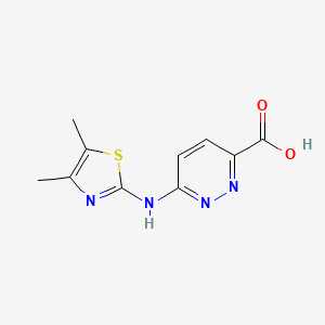 6-((4,5-Dimethylthiazol-2-yl)amino)pyridazine-3-carboxylic acid