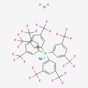 Sodium tetrakis(3,5-bis(trifluoromethyl)phenyl)borate xhydrate