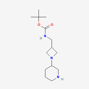tert-Butyl ((1-(piperidin-3-yl)azetidin-3-yl)methyl)carbamate