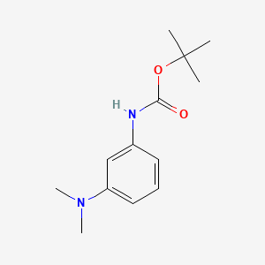 molecular formula C13H20N2O2 B592129 tert-Butyl (3-(dimethylamino)phenyl)carbamate CAS No. 1160436-95-2