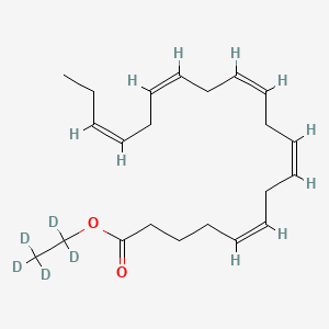 molecular formula C22H34O2 B592133 Eicosapentaenoic Acid Ethyl-d5 Ester 