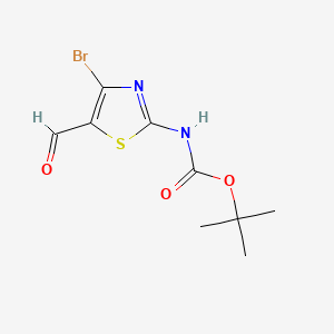 tert-Butyl (4-bromo-5-formylthiazol-2-yl)carbamate