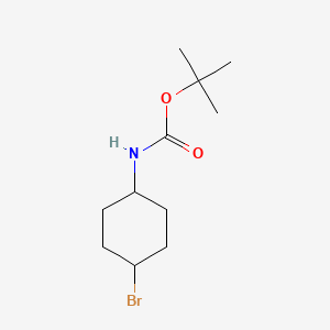 molecular formula C11H20BrNO2 B592141 tert-Butyl (4-bromocyclohexyl)carbamate CAS No. 1353963-71-9