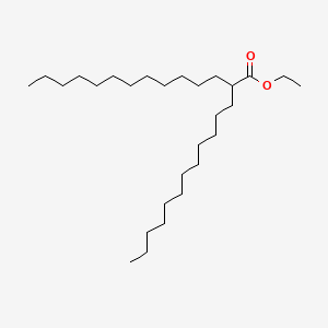molecular formula C28H56O2 B592150 Ethyl 2-dodecyltetradecanoate CAS No. 24257-39-4