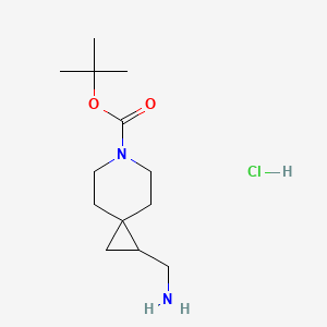 tert-Butyl 1-(aminomethyl)-6-azaspiro[2.5]octane-6-carboxylate hydrochloride