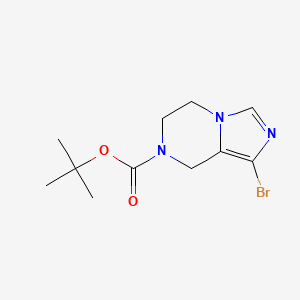 tert-butyl 1-bromo-5,6-dihydroimidazo[1,5-a]pyrazine-7(8H)-carboxylate