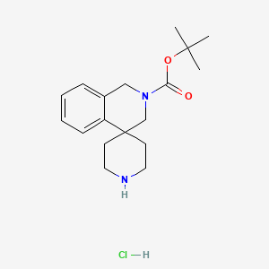 tert-Butyl 1H-spiro[isoquinoline-4,4'-piperidine]-2(3H)-carboxylate hydrochloride
