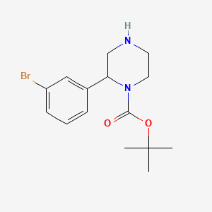 Tert-butyl 2-(3-bromophenyl)piperazine-1-carboxylate