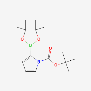Tert-butyl 2-(4,4,5,5-tetramethyl-1,3,2-dioxaborolan-2-yl)-1H-pyrrole-1-carboxylate