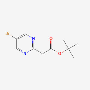 Tert-butyl 2-(5-bromopyrimidin-2-YL)acetate