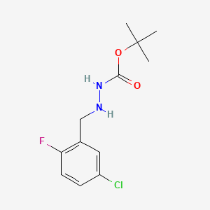 tert-Butyl 2-(5-chloro-2-fluorobenzyl)hydrazinecarboxylate