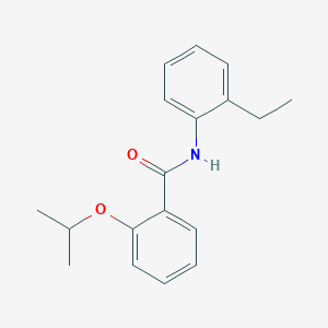 molecular formula C18H21NO2 B5921839 N-(2-ethylphenyl)-2-isopropoxybenzamide 