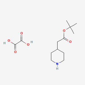 tert-Butyl 2-(piperidin-4-yl)acetate oxalate