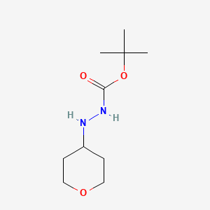 tert-Butyl 2-(tetrahydro-2H-pyran-4-yl)hydrazinecarboxylate