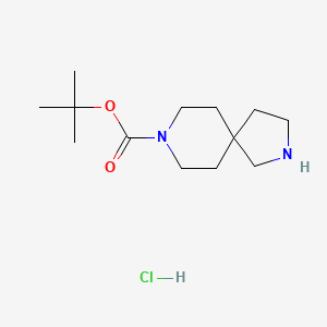 tert-Butyl 2,8-diazaspiro[4.5]decane-8-carboxylate hydrochloride