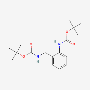 molecular formula C17H26N2O4 B592198 tert-Butyl 2-Boc-aminobenzylcarbamate CAS No. 263403-72-1