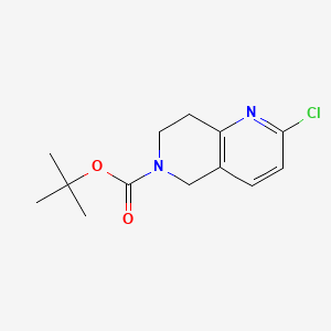 tert-butyl 2-chloro-7,8-dihydro-1,6-naphthyridine-6(5H)-carboxylate