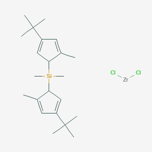 Bis(4-tert-butyl-2-methylcyclopenta-2,4-dien-1-yl)-dimethylsilane;dichlorozirconium