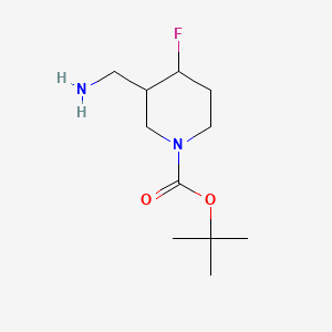 Tert-butyl 3-(aminomethyl)-4-fluoropiperidine-1-carboxylate