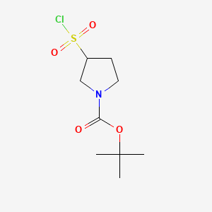 tert-Butyl 3-(chlorosulfonyl)pyrrolidine-1-carboxylate