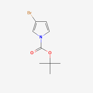 molecular formula C9H12BrNO2 B592244 tert-Butyl 3-bromo-1H-pyrrole-1-carboxylate CAS No. 475561-75-2