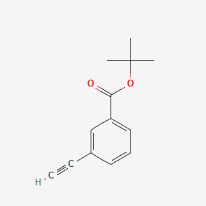 molecular formula C13H14O2 B592248 Tert-butyl 3-ethynylbenzoate CAS No. 914943-91-2