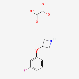 molecular formula C11H10FNO5-2 B592249 Pubchem_53439594 CAS No. 132924-40-4