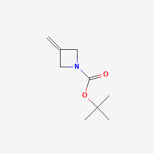 molecular formula C9H15NO2 B592257 Tert-butyl 3-methyleneazetidine-1-carboxylate CAS No. 934664-41-2