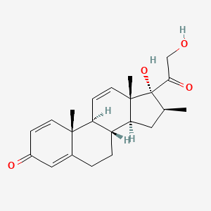 17,21-Dihydroxy-16beta-methylpregna-1,4,11-triene-3,20-dione