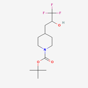 Tert-butyl 4-(3,3,3-trifluoro-2-hydroxypropyl)piperidine-1-carboxylate
