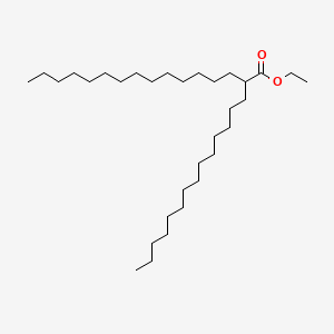 molecular formula C32H64O2 B592280 2-Tetradecylhexadecanoic Acid Ethyl Ester CAS No. 86302-97-8