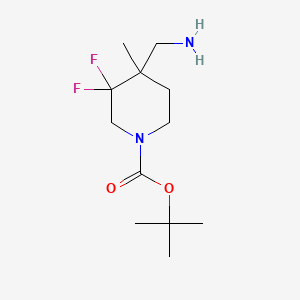 Tert-butyl 4-(aminomethyl)-3,3-difluoro-4-methylpiperidine-1-carboxylate