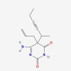 5-Allyl-6-imino-5-(1-methyl-2-pentynyl)hydrouracil
