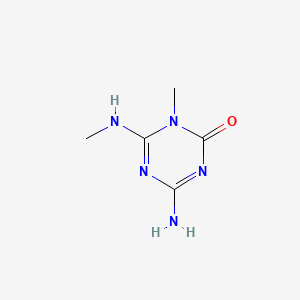 4-Amino-1-methyl-6-(methylamino)-1,3,5-triazin-2(1H)-one