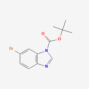 tert-Butyl 6-bromo-1H-benzo[d]imidazole-1-carboxylate