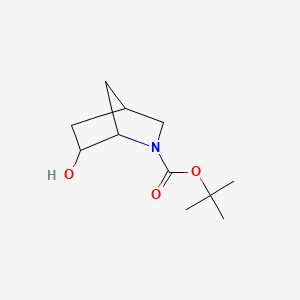molecular formula C11H19NO3 B592338 Tert-butyl 6-hydroxy-2-azabicyclo[2.2.1]heptane-2-carboxylate CAS No. 207405-59-2