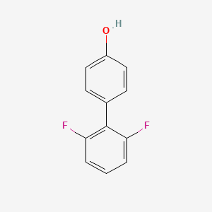 molecular formula C12H8F2O B592342 4-(2,6-Difluorophenyl)phenol CAS No. 628306-32-1
