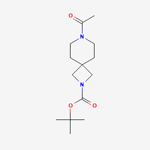 tert-Butyl 7-acetyl-2,7-diazaspiro[3.5]nonane-2-carboxylate