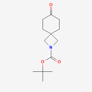 molecular formula C13H21NO3 B592347 Tert-butyl 7-oxo-2-azaspiro[3.5]nonane-2-carboxylate CAS No. 1363381-22-9