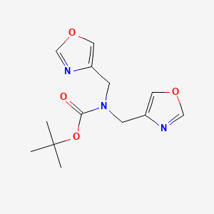 tert-Butyl bis(oxazol-4-ylmethyl)carbamate