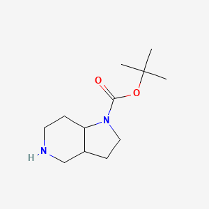 molecular formula C12H22N2O2 B592356 tert-Butyl octahydro-1H-pyrrolo[3,2-c]pyridine-1-carboxylate CAS No. 1147422-00-1