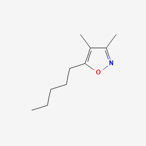molecular formula C10H17NO B592361 3,4-Dimethyl-5-pentylisoxazole CAS No. 136150-25-9