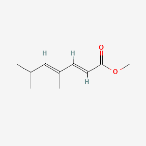 molecular formula C10H16O2 B592368 Methyl (2E,4E)-4,6-dimethylhepta-2,4-dienoate CAS No. 1215170-97-0
